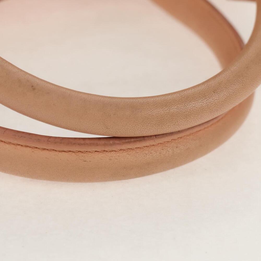 SAINT LAURENT Petit Kabas Hand Bag Leather 2way Pink Gold Auth bs31628 - Picture 16 of 16